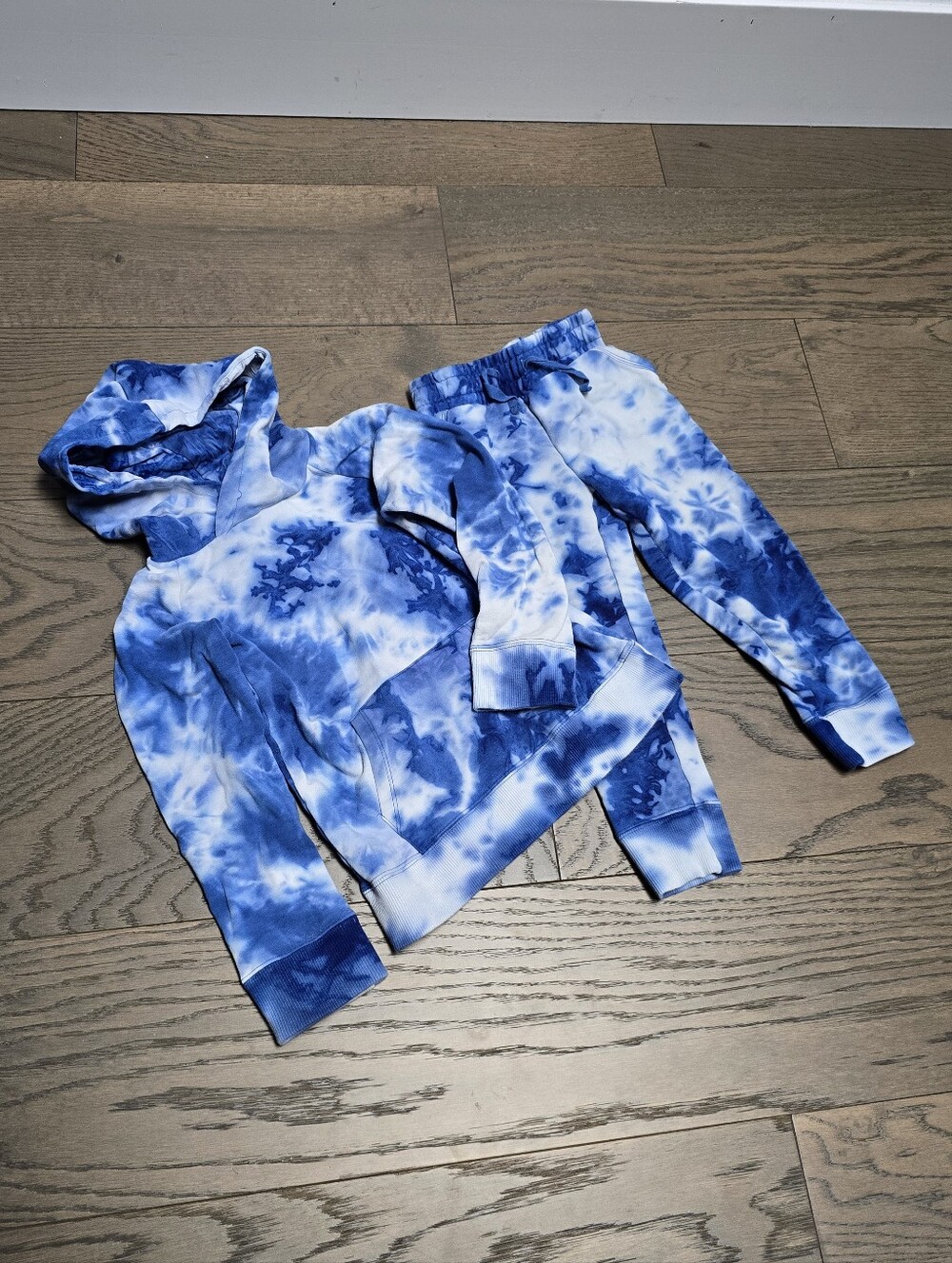 Birdie Bean Bamboo Hoodie & Jogget Set in Blue 3T